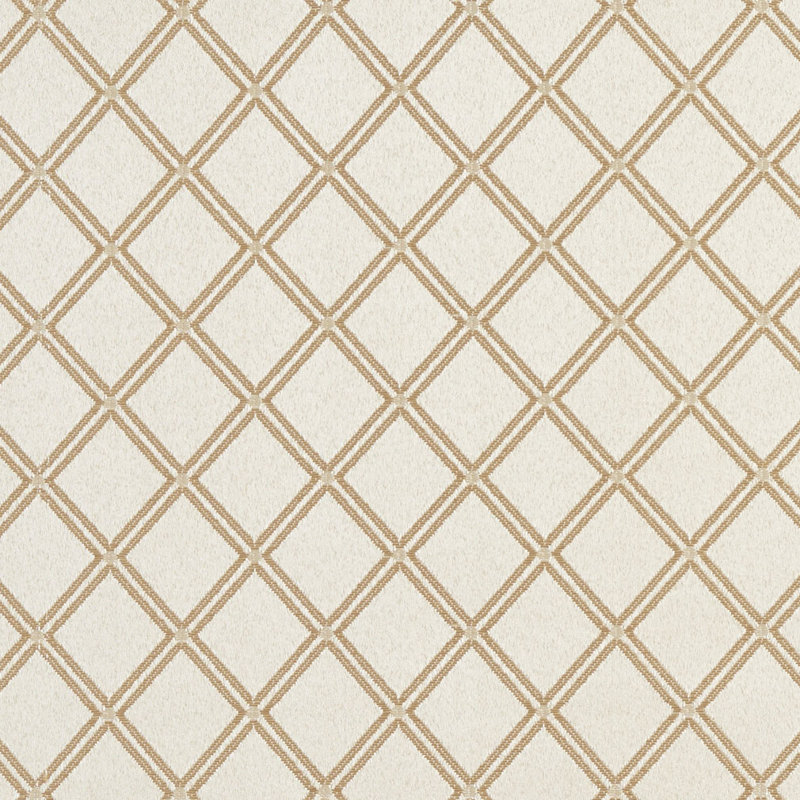 Tissu géométrique brocade, Or