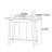 Retro Style Solid Ash Wood Entryway Table