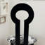Key - conception de chaises de salle à manger noires de 2 avec revêtement en lin, coussin rond blanc, motif grain de bois, assemblage ergonomique et lisse pour la cuisine de siège rembourrée en velours massif