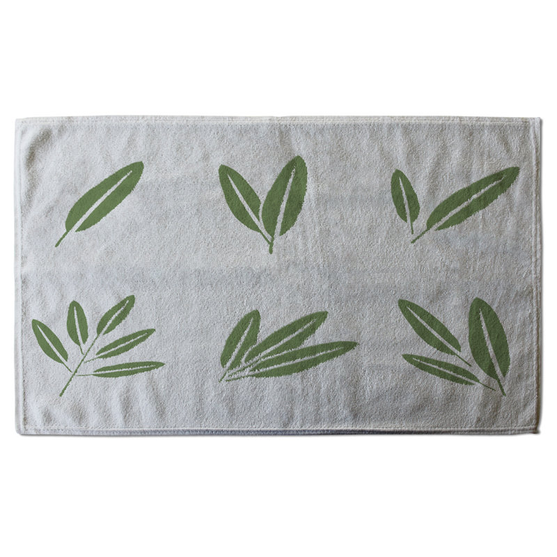 Cotton Floral Waffle Kitchen Towel