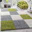 Sahrad Chequered Shag Area Rug-32128660