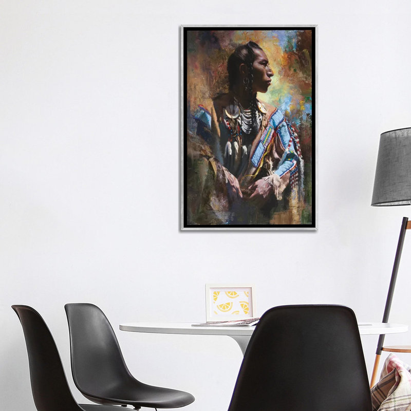 Décoré par David Edward Kucera-reproduction d’art, H 40 po x l 26 po x P 1,5 po, Encadrement argenté, Pas de tapis