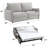 Nimbus Convertible Sleeper Sofa with Memory Foam Mattress