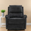 Fauteuils inclinables multifonctionnels en chenille, design noir moderne pour la maison