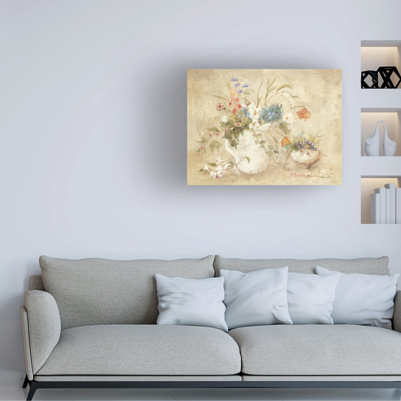 Œuvre d'art sur toile bolichi Cheri Blum, H 14 po x l 19 po