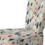 Chaise d'appoint rembourrée bohème et éclectique Botanical