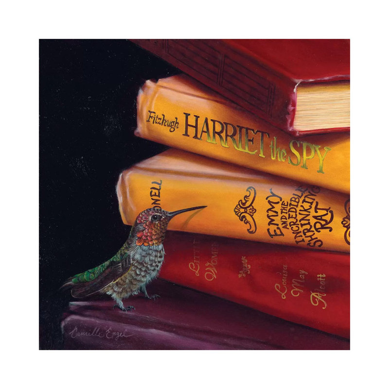 Nectar Search by Camille Engel - Wrapped Canvas Painting, 30.48cm H x 30.48cm W x 1.9cm D