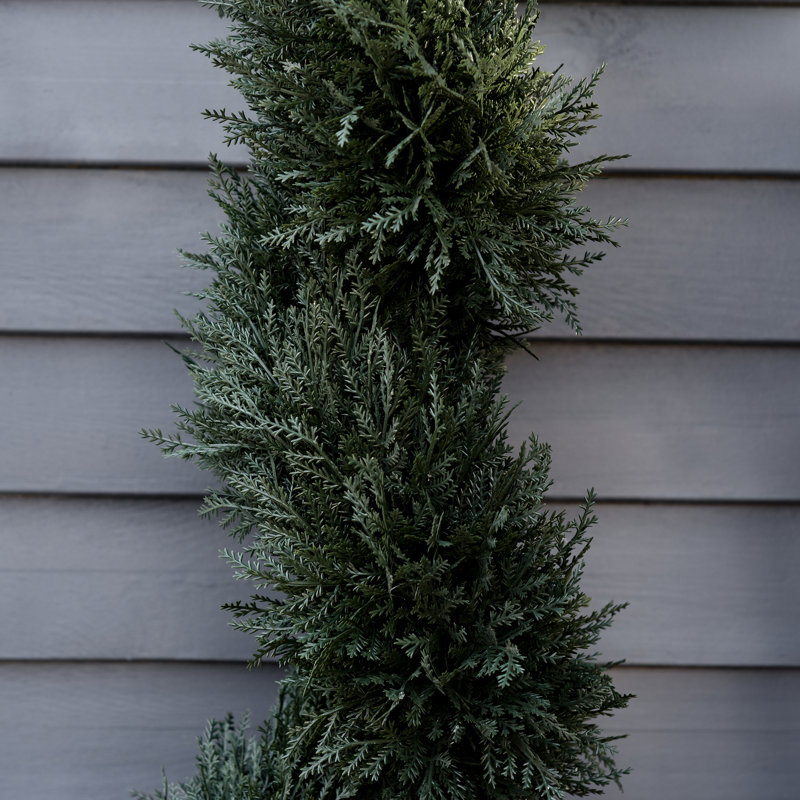 35.5'' Faux Cedar Topiary in Pot