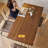 Modern Nut-Brown Rectangular Solid Wood Dining Table