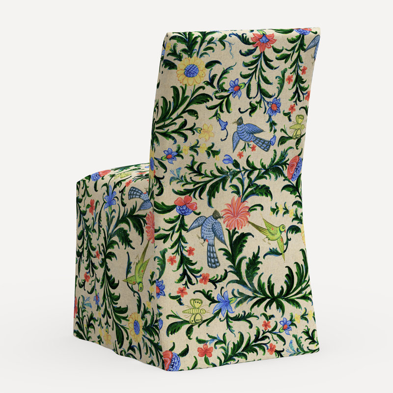 Sadia Slipcover Chair, Jr Trayi Multi Floral
