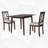 5 - Piece Extendable Dining Table with Chairs-1519574933