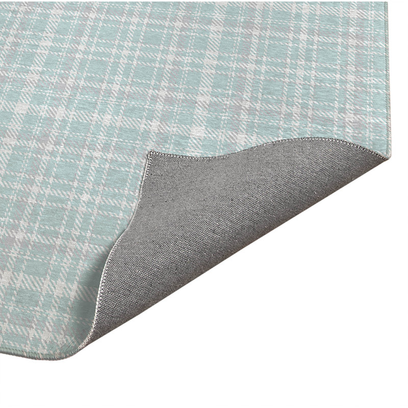 Tapis de cuisine Rocky Tartan, Bleu, Rectangle 4pi x 6 pi