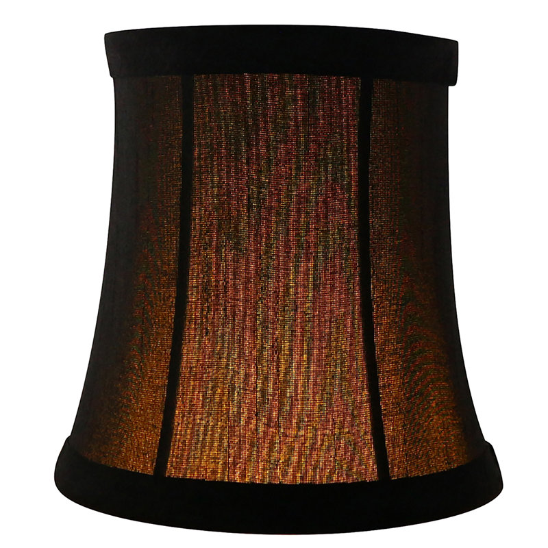Abat-jour lustre Everly Quinn, H 3 po x l 4,5 po x P 4,5 po, Noir