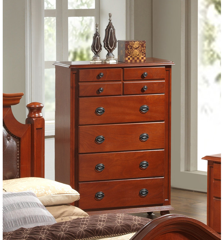 Penncross 37'' W 3 - Drawer Dresser, Cherry