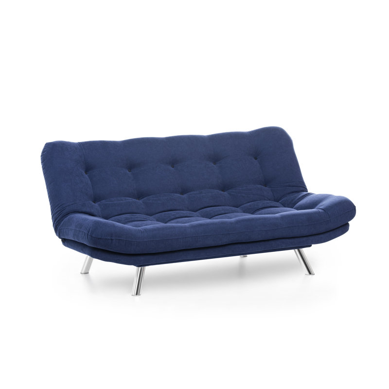 Canapé sans accoudoirs 23 po, Bleu 100% polyester