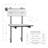 Seachrome Portable Hanging Profile Bench Shower Seat with 18-inch Grab Bar, Grab Bar Supported-128300513