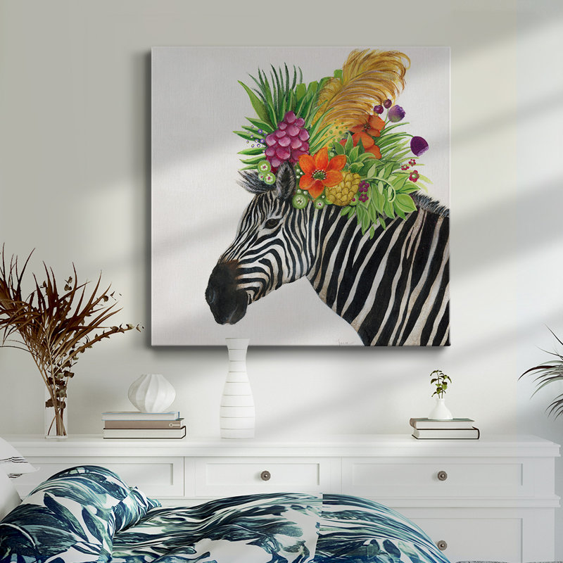 Toile tendue Royale Zebra-Premium Gallery - prête à être accrochée