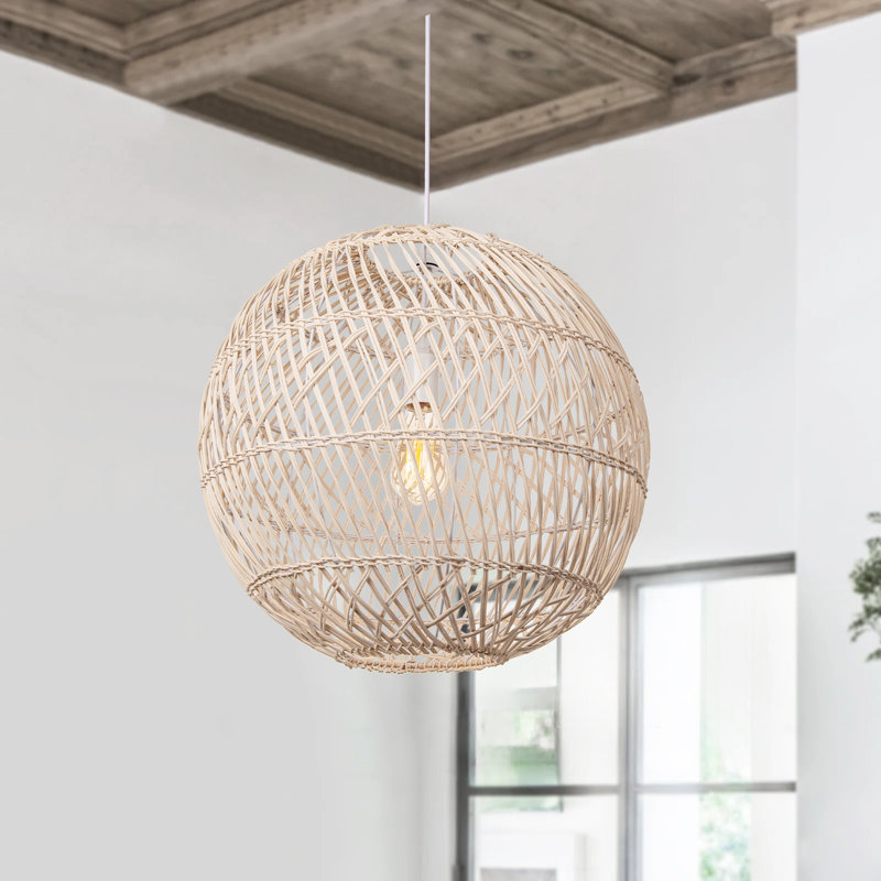 Luminaire suspendu sphérique 1 lumière Bottisham