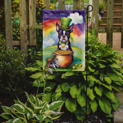 Double Sided 15.5'' H x 11.25'' W Polyester St Patrick's Day Garden Flag