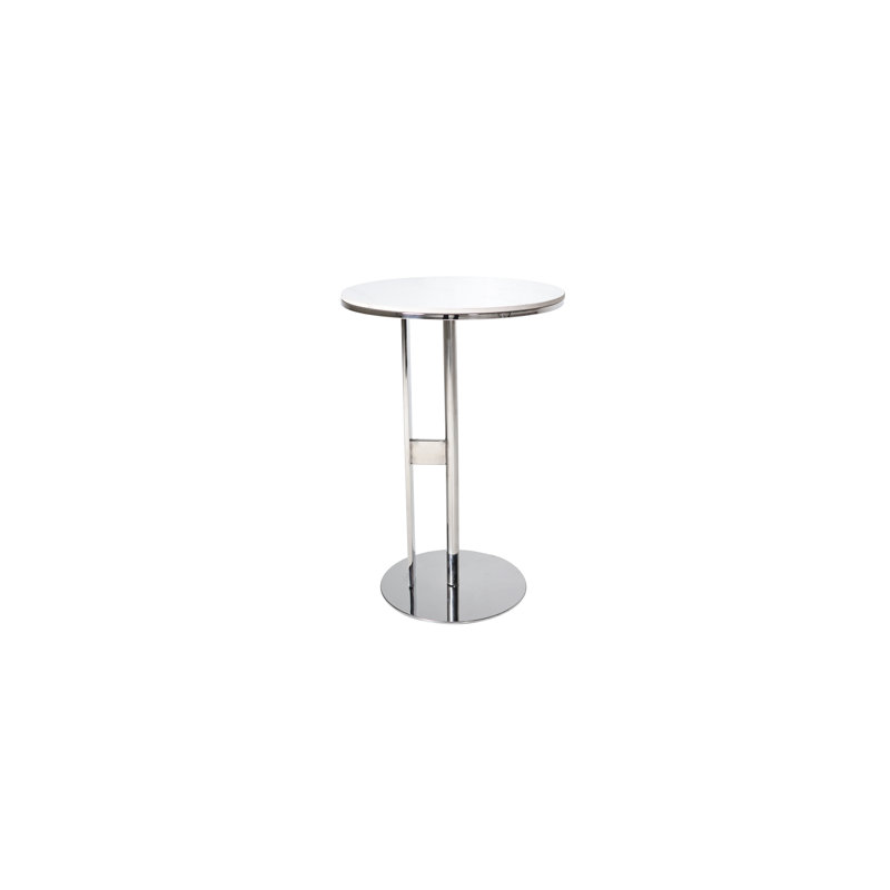 Straight Legs Round Side Table