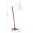 Mcmillion 60'' Walnut Task Floor Lamp