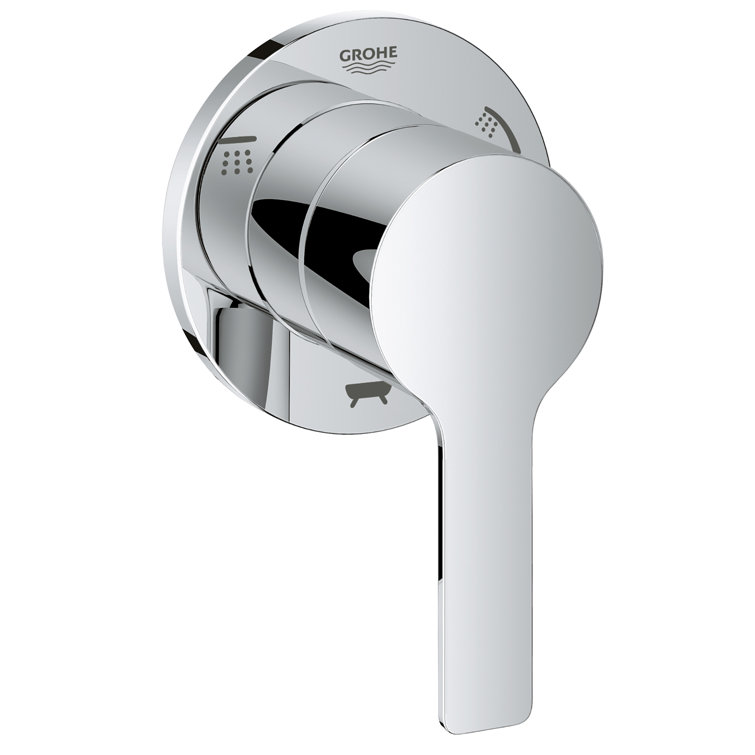 Lineare™ 1-Handle Wall Mount 3-Way Diverter Valve Trim Kit