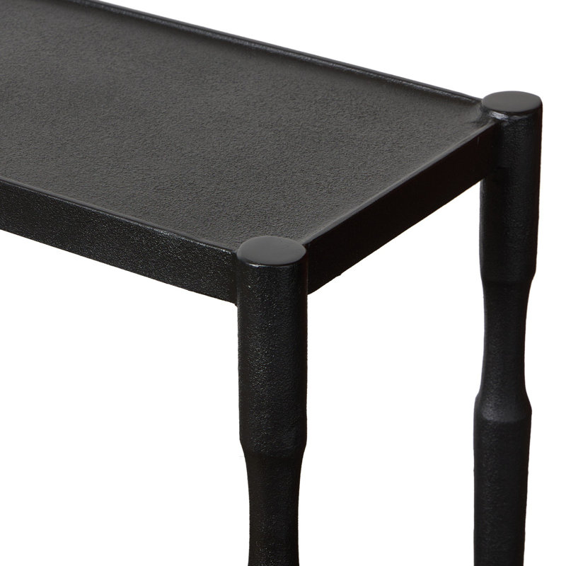 Augusta Console Table- 60"-Textured Iron