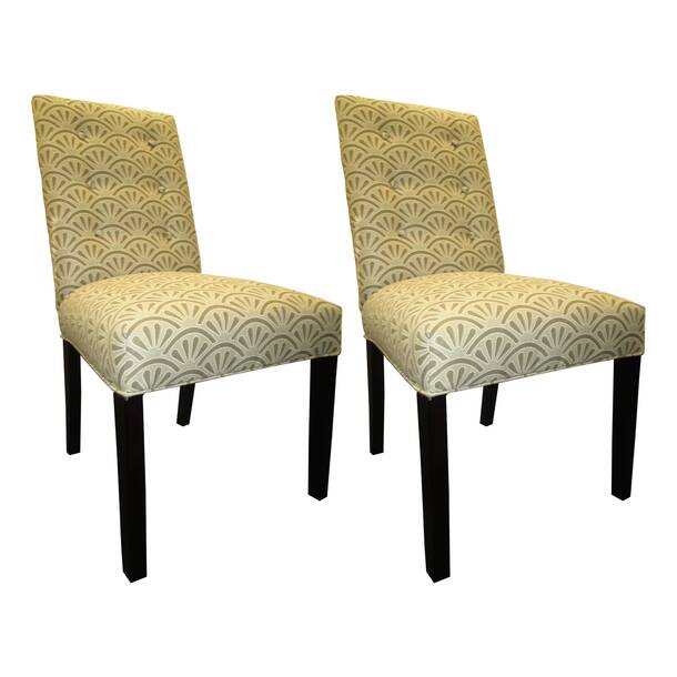 Sole Designs Cotton Solid Back Dining Chair & Reviews | Wayfair