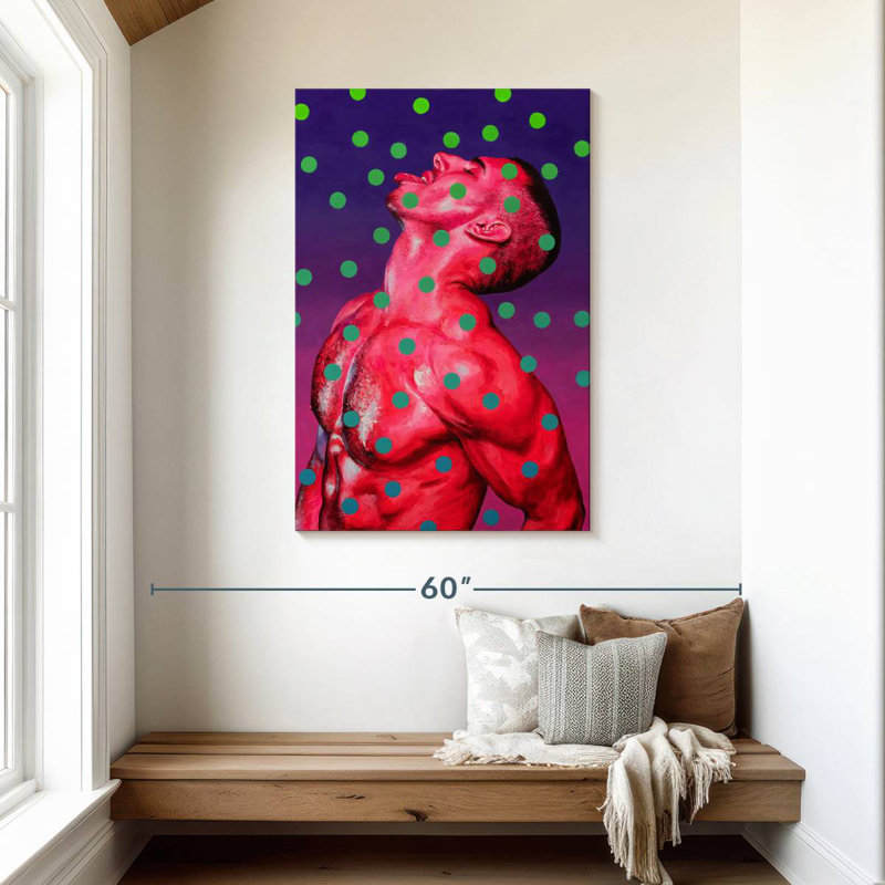 Leisha Ultraviolet Guy, 45" H x 30" W