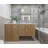 Malisa Contemporary Arched Bathroom Vanity Mirror | Stainless Steel Thick Frame-889773302-921505689