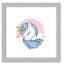 Impression sur papier Sparkly Unicorn-47848584-47848577