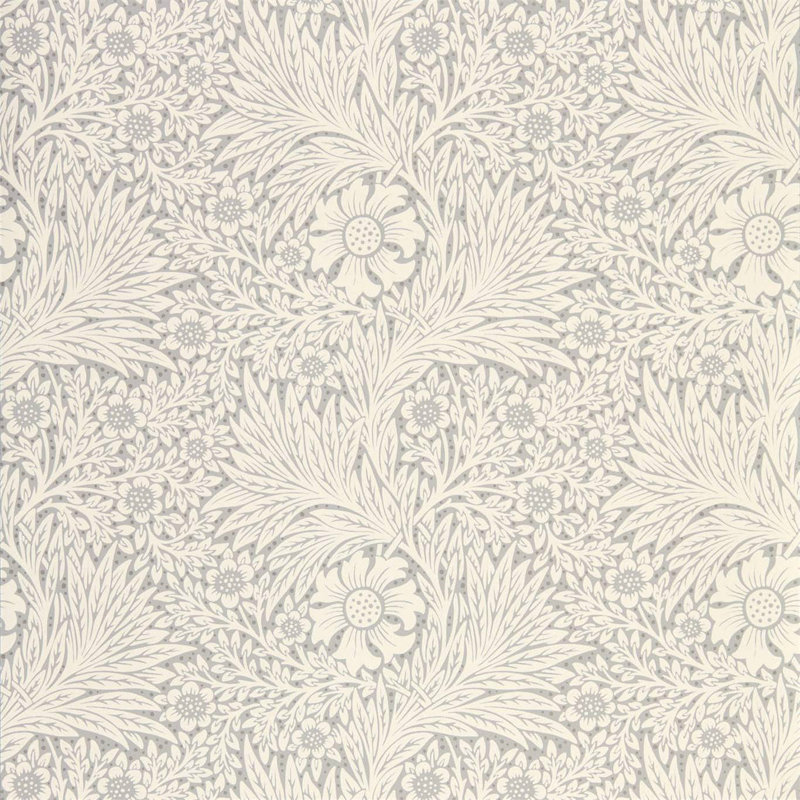 Pure Marigold Wallpaper, Cloud Gray