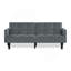 Velvet Futon Couch Convertible-331286697