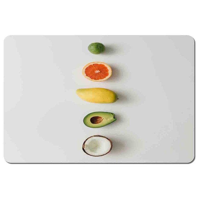 Mizuko Polyester Coated Hardwood Rectangle Placemat