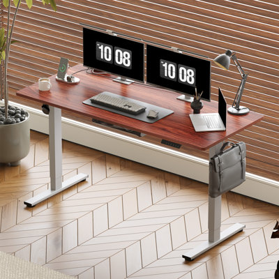 Adjustable Standing Desk, Whole-Piece Desktop
