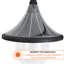 Lampadaire solaire Orion - noir