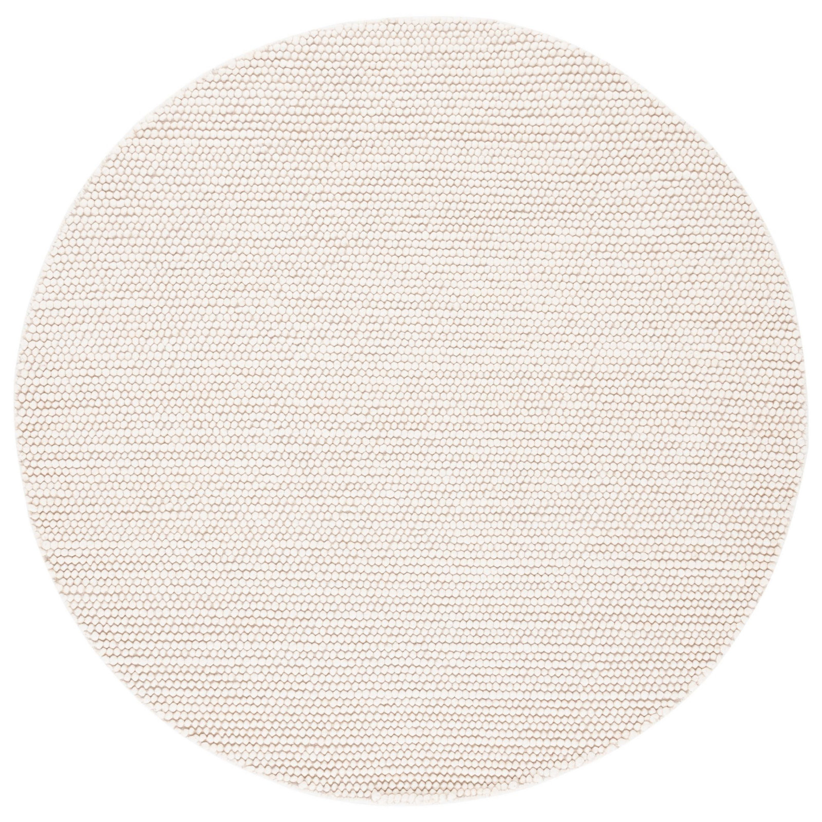 Sitte Ivory Hand-Woven Rug, Round 6'