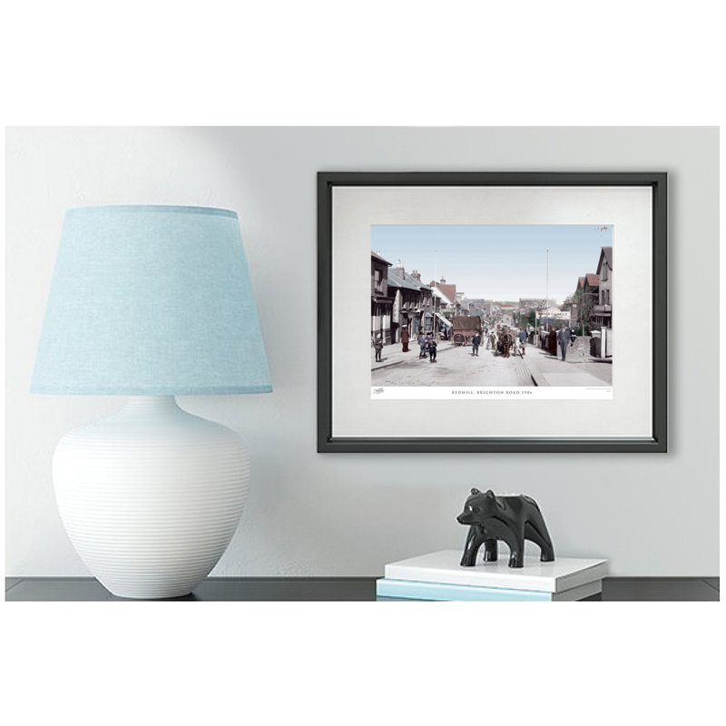 Redhill, Brighton Road 1906 by Francis Frith - Single Picture Frame Print, 60cm H x 80cm W x 2.3cm D