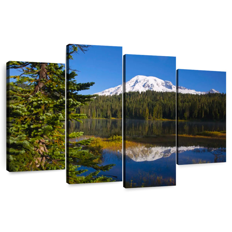 Alvord, mont Rainier en automne, H 18 po x l 30 po