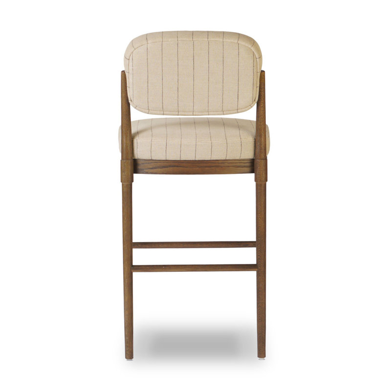 Esther Stool-Lavon Flint, Bar Stool (31.18" Seat Height), Drifted Oak, Lavon Flint