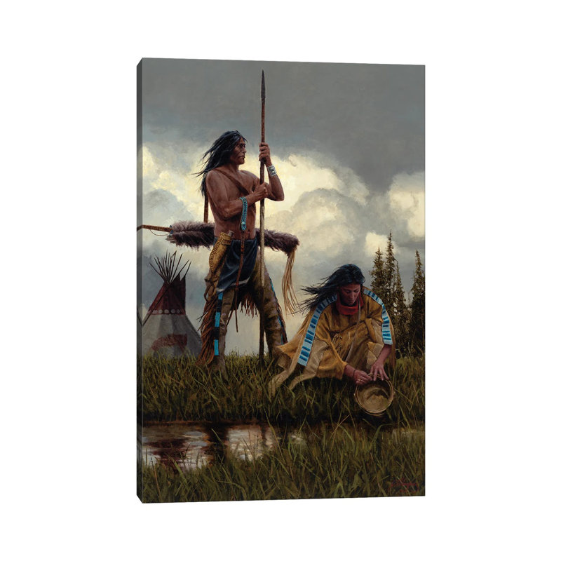 Ensemble par Joe Velazquez - peinture sur toile tendue, H 18 po x l 12 po x 1,5 po