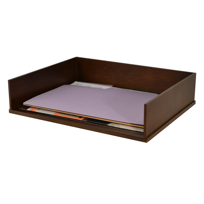 Rangement de papier empilable Andrea, Naturel