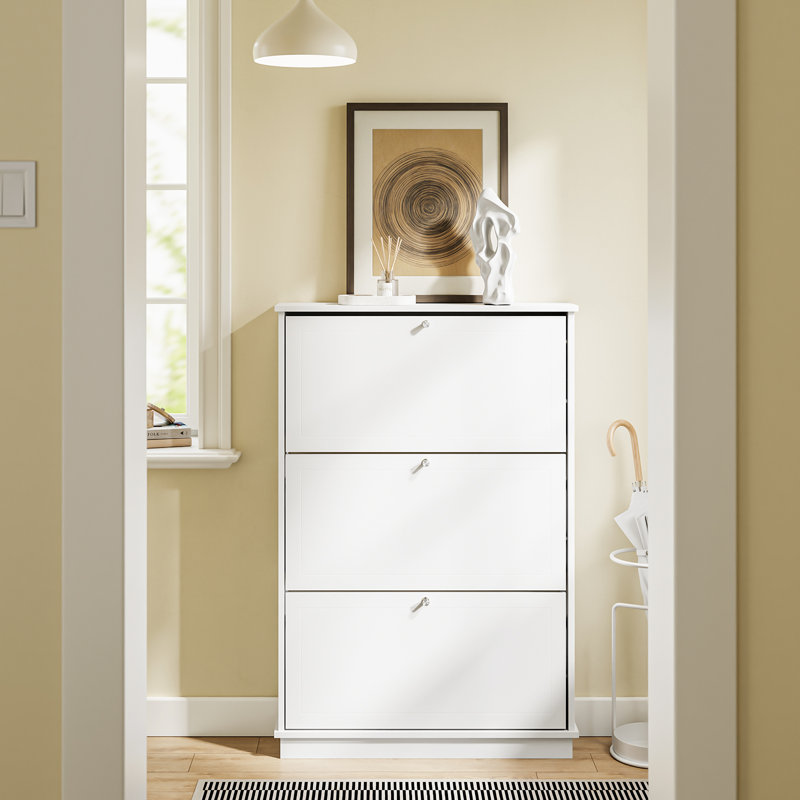 9 Pair Flip Down Shoe Storage