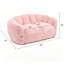 Canapé à deux places pour fauteuil à billes à plancher souple avec rembourrage en mousse à haute densité pour le salon et la chambre à coucher-129676334