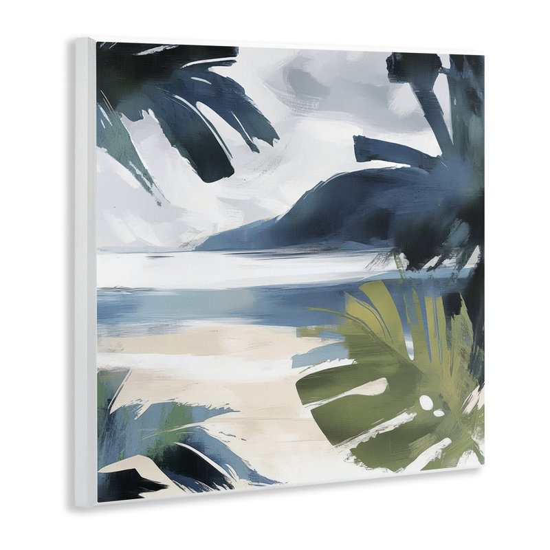 Plaque murale Beachy Tropical Vibes, design par Elara Yasna