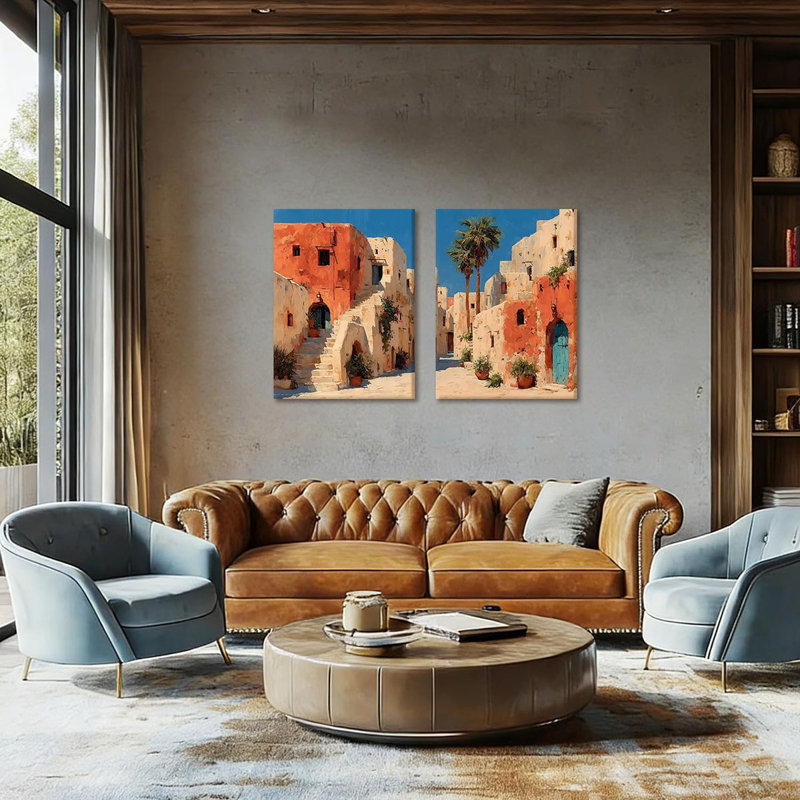 2 Piece Wrapped Canvas Print