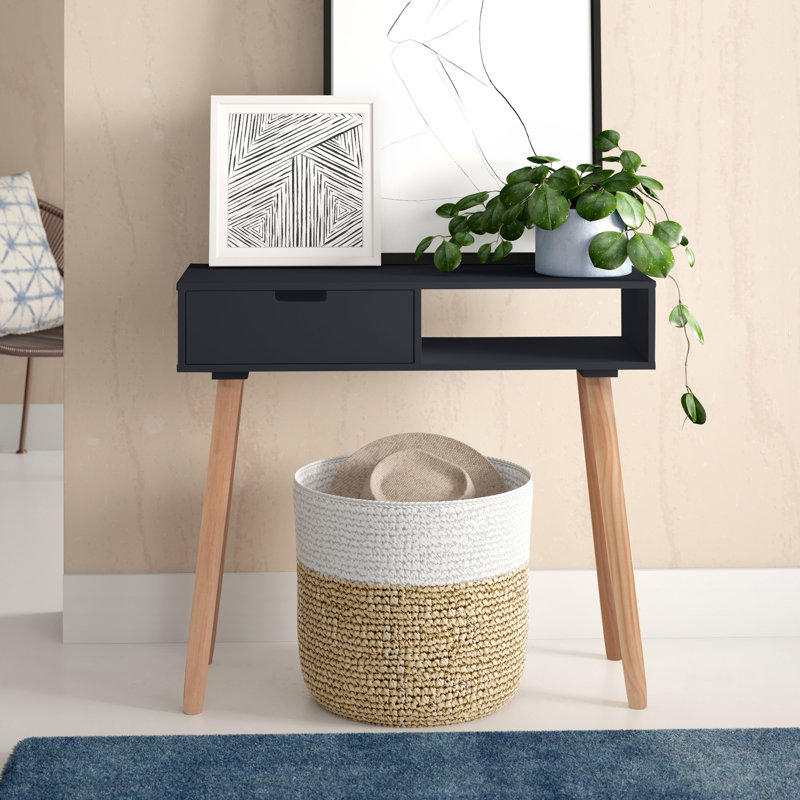 Adel 80cm Console Table, Black