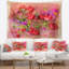 Tapisserie d’illustration de craie florale roses-28488685
