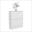 Range-chaussures, 2 portes, blanc