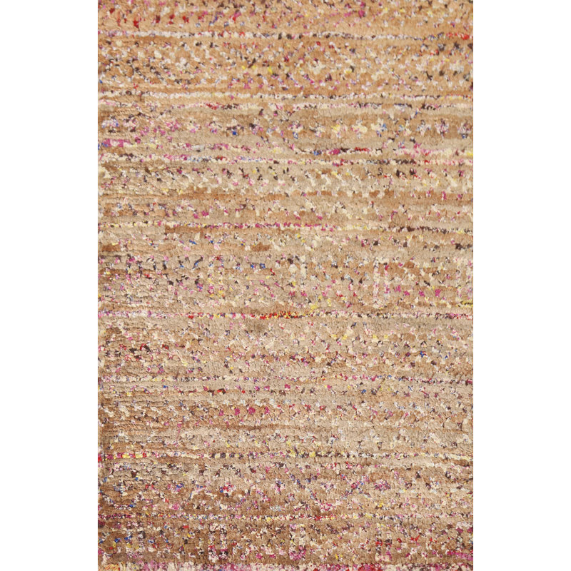 Tapis oriental marocain abstrait 2x3